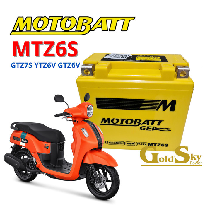 Aki Kering Motor Yamaha Fazzio Freego S MTZ6S GTZ7S YTZ6V MOTOBATT