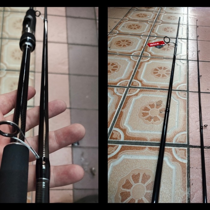joran pancing ryobi shock seabass 300 cm joran carbon action medium