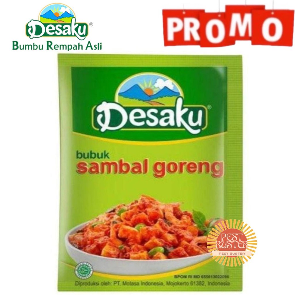 

DESAKU SAMBAL GORENG BUMBU DAPUR INSTAN PRAKTIS HALAL BPOM ORIGINAL