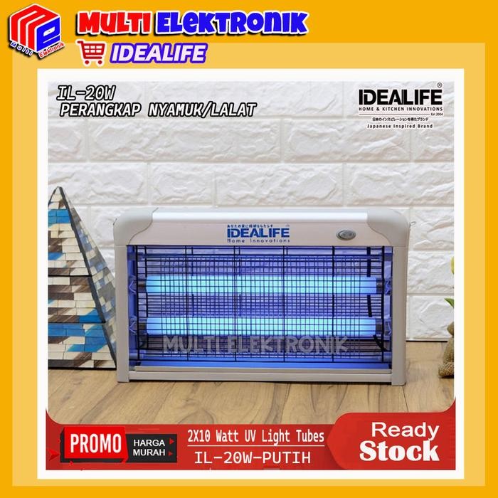 Perangkap Nyamuk dan Lalat Idealife IL20W / IL20WS / IL40WS - IL-20W