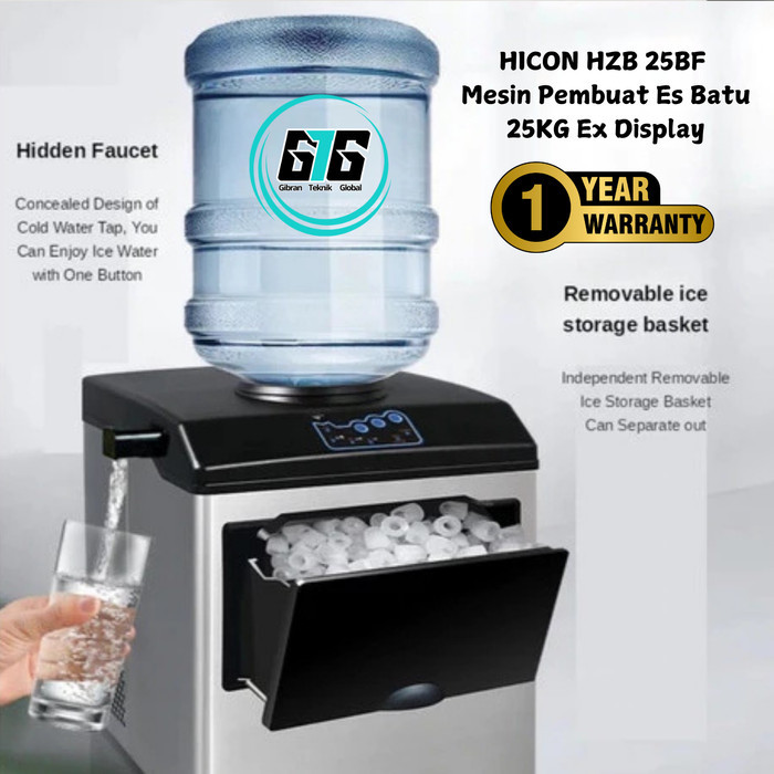 HICON HZB 25BF Mesin Pembuat Es Batu 25KG Ex Display HICON