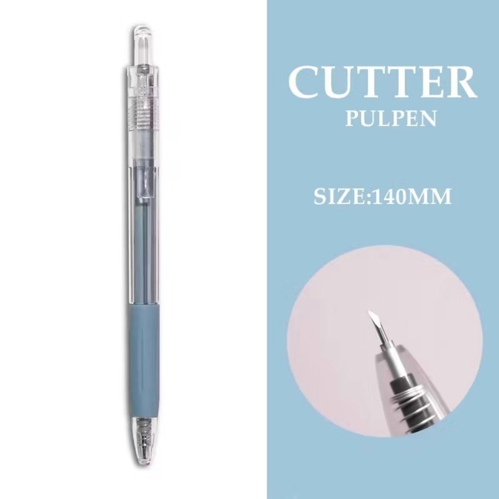 

READY STOCK Cutter Pen Cutter Stiker Pulpen Pisau Pencil Knifes Cutter Pena Pisau Stiker Pisau Sticker