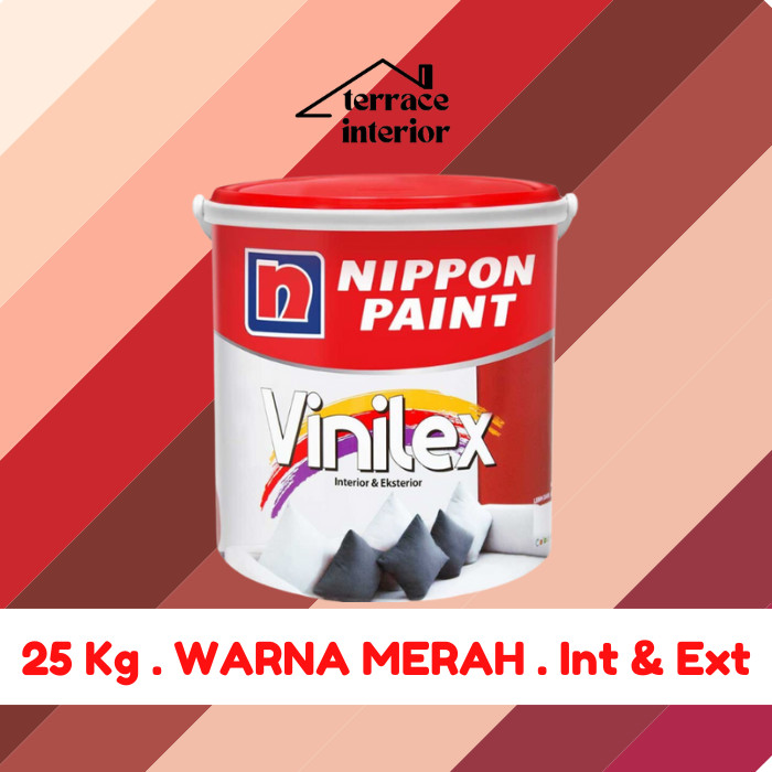 Cat Tembok Vinilex 5000 Interior & Exterior Merah 25 Kg