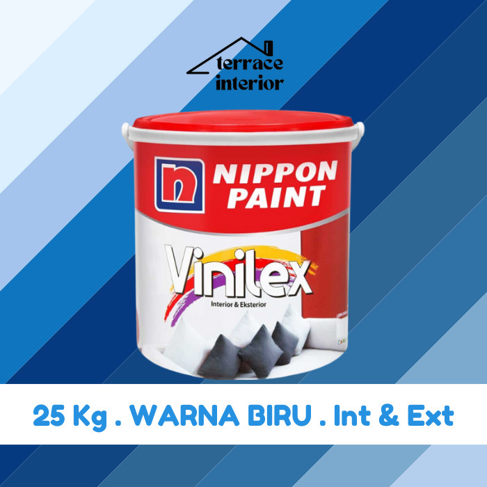 Cat Tembok Vinilex 5000 Interior & Exterior Biru 25 Kg
