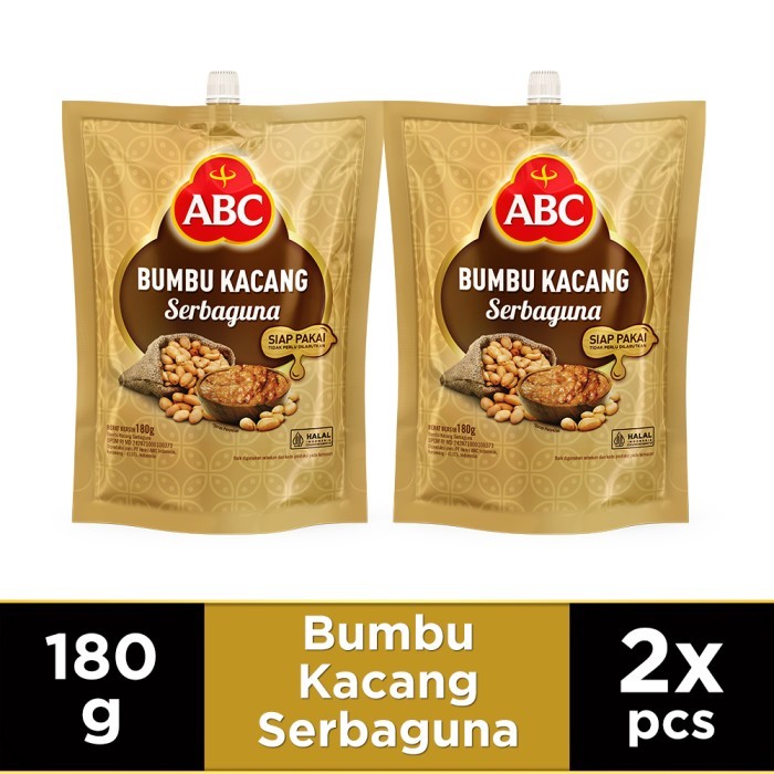 

[PROMO]New ABC Bumbu Kacang Serbaguna 180 g - Twin Pack