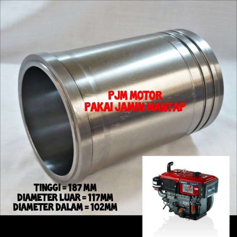 

Cylinder Liner Boring Foring Mesin Diesel Yanmar TF155 amplas