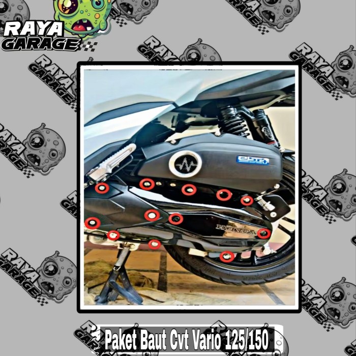 Paket baut cvt Vario 125/150 stainless original Heng