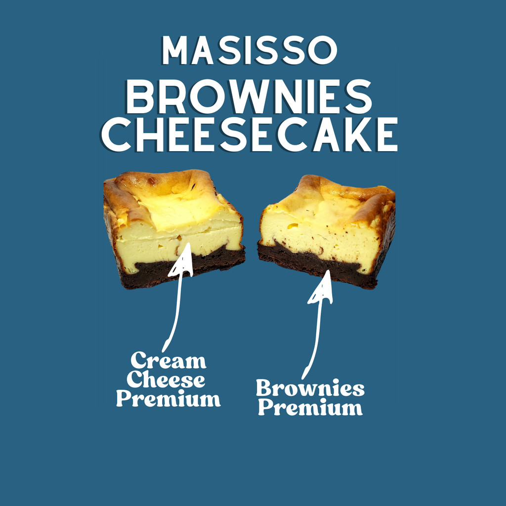 

Masisso Baked - Brownies Burnt Cheesecake Premium Slice