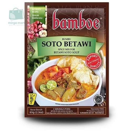 

Bumbu Bamboe Soto Betawi mirga mart