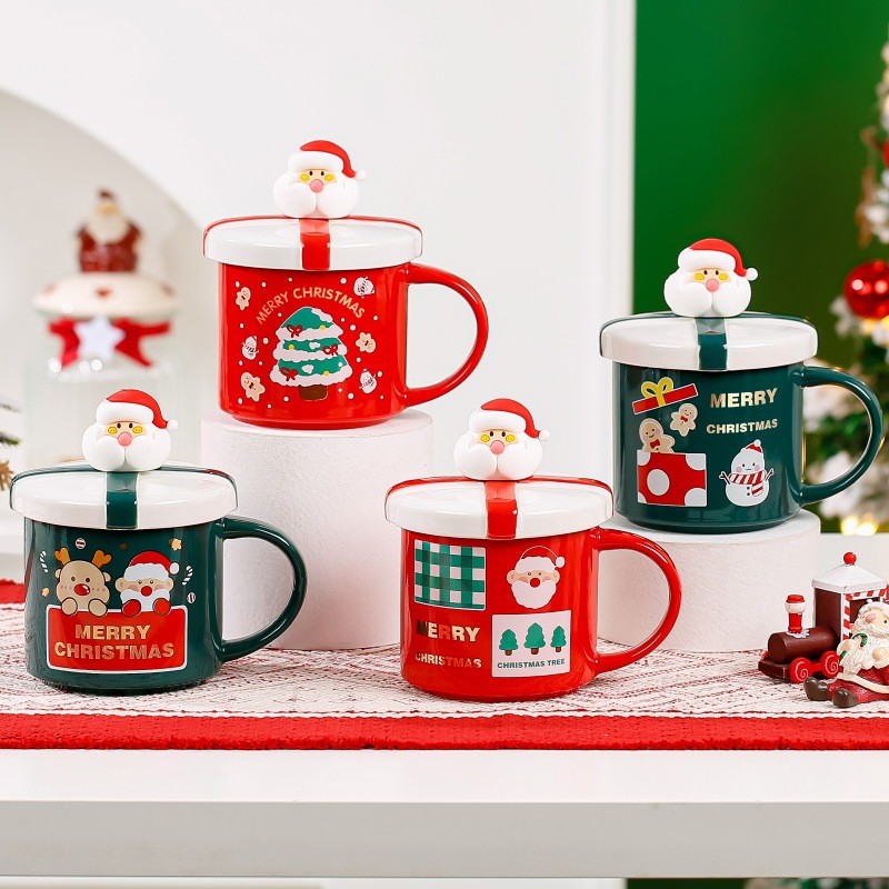 JAKLUIS_SHOP Hampers Natal Mug Natal/GELAS CHRISTMAS SET PREMIUM /MUG XMAS /Christmas Gift/Mug Natal