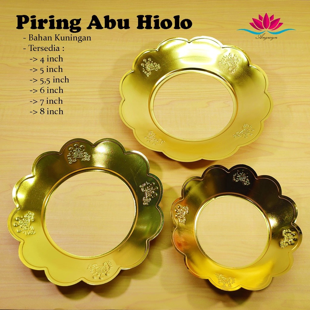 TERSEDIA Piring Abu Hiolo / Piringan Abu untuk Hiolo Sembahyang
