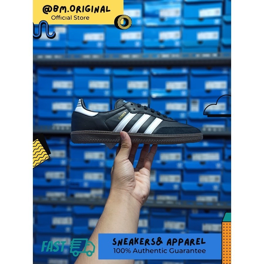 Adidas Samba OG Hitam Putih ASLI B75807