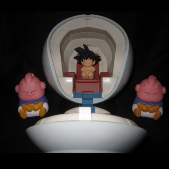 ichiban kuji dragon ball baby goku kecil on pod pesawat saiyan RARE