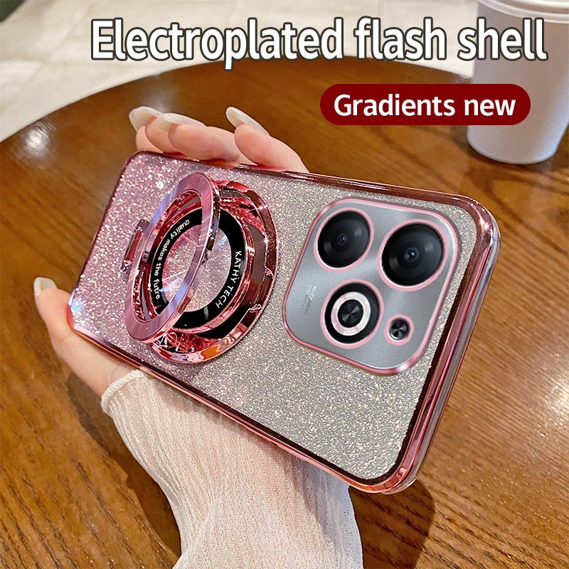 HP Soft Casing Tecno Spark 20C case Silikon Untuk Tecno BG7n BG7 Spark20C case berkilau Berlapis cew