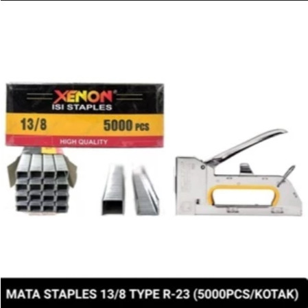 

XENON REFILL / ISI MATA STAPLES / GUN TACKER 13/8 TYPE R-23