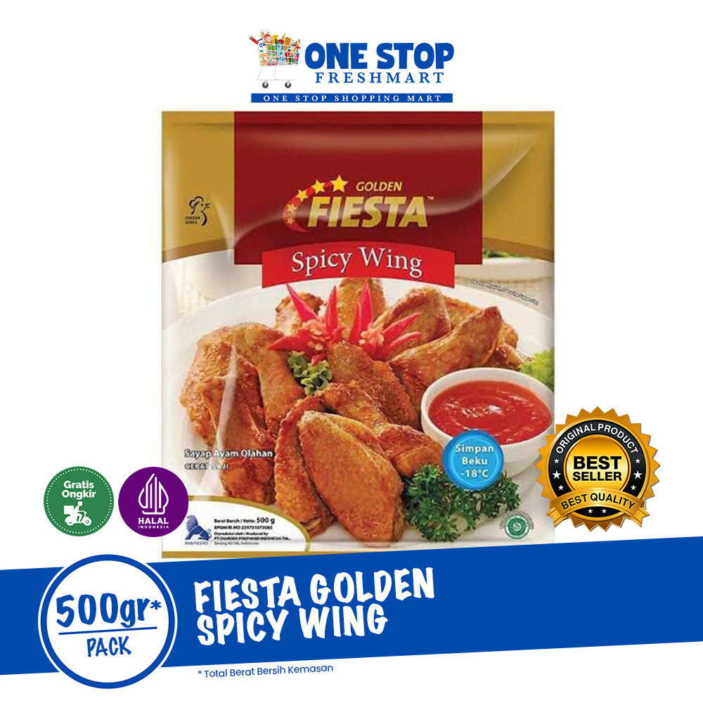 

GOLDEN FIESTA SPICY WING 500GR
