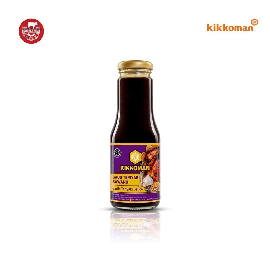 

Kikkoman Garlic Teriyaki Sauce Halal 300gr Dipping & Marinasi