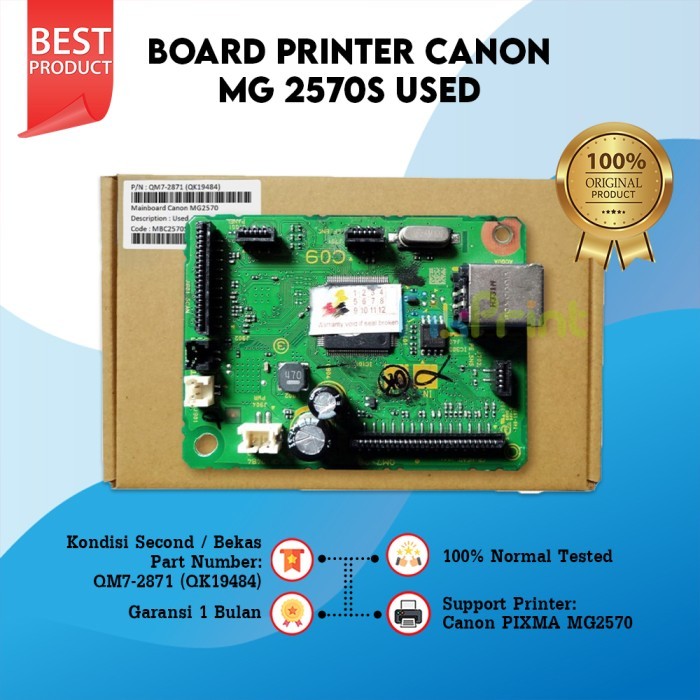 Original Mainboard Canon MG2570 Board Motherboard Printer MG2570s