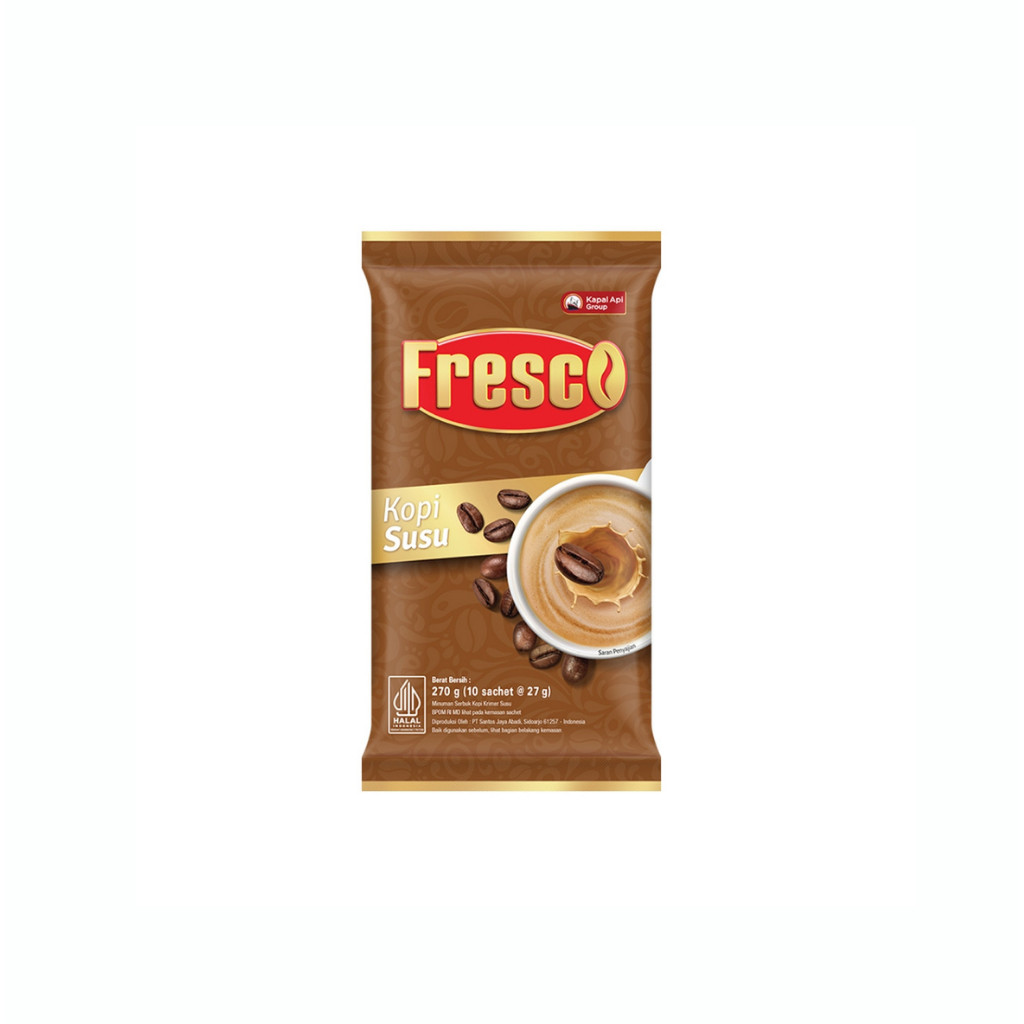 

MINUMAN FRESCO KOPI SUSU 1 RENTENG ISI 12 SACHET