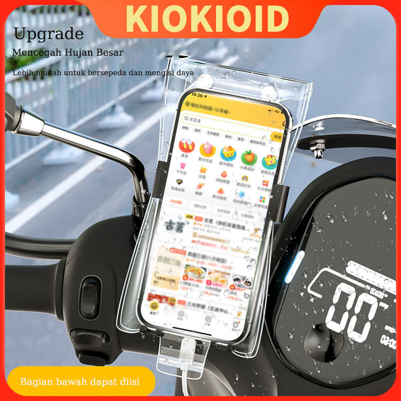 【Upgrade】Holder Hp Motor Tas Waterproof Handphone/Anti Air/Tas Hp Waterproof Motor/Holder HP motor w