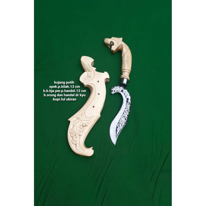 kujang putih Siliwangi batik permanen(hobi&koleksi)