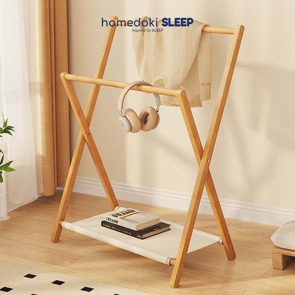 Homedoki Bambu - Rak Gantungan Multi-fungsi