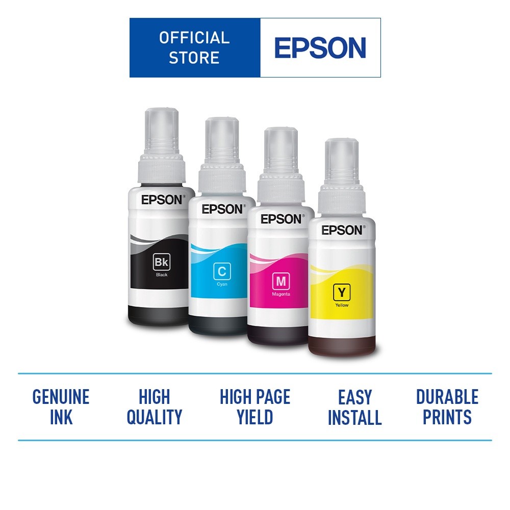 [TERLARIS] Tinta Epson T6642 - 664 Cyan (C13T664200)