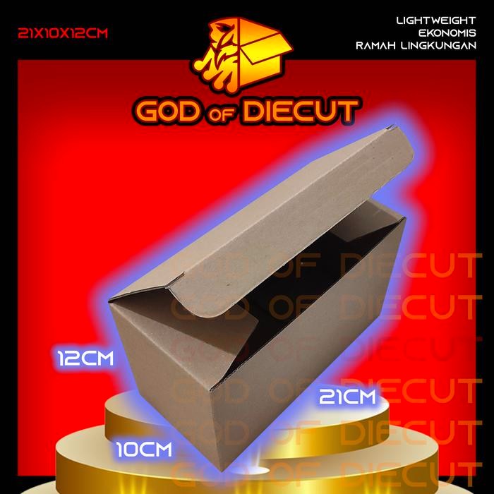 

KARDUS DIECUT 21x10x12 CM - Karton Kotak Packaging Packing Box Pizza