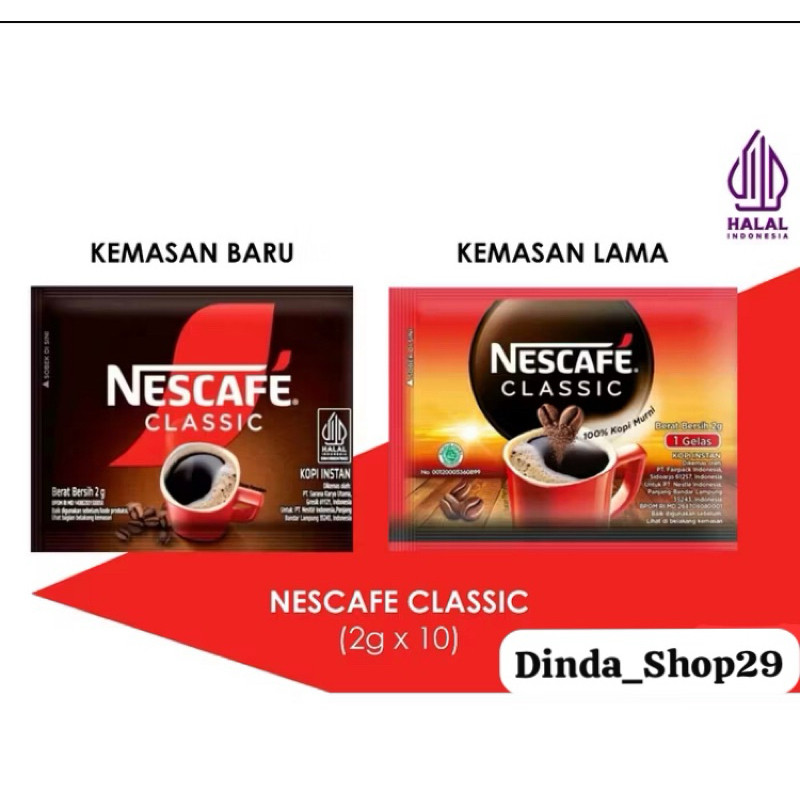 

NESCAFE Classic 1 Pack - isi 60 Sachet