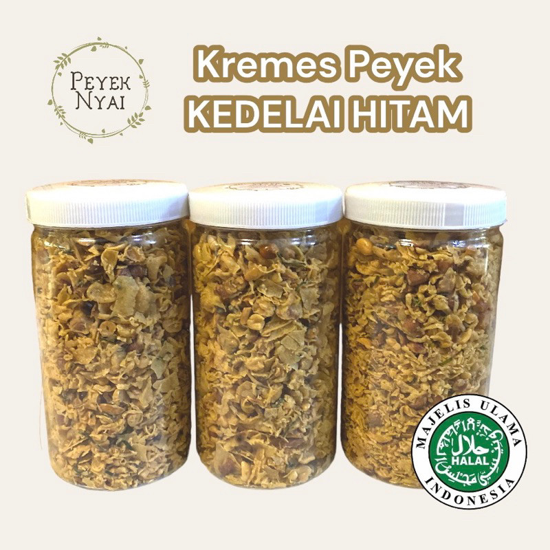 

PEYEK NYAI - Kremes Rempeyek Kedelai Hitam
