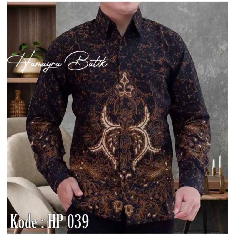 BATIK HAMAYRA | Kemeja Batik Premium Lengan Panjang Motif Perkasa