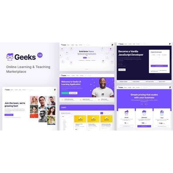 Geeks Theme Wordpress – Online Learning Marketplace WordPress Websites