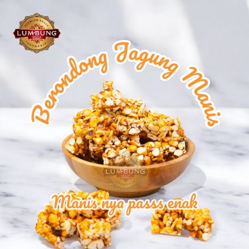 

Camilan Snack Berondong Jagung 250G Manis Lezat