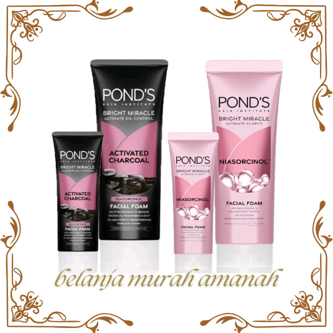 Ponds Bright Beauty Facial Foam 100gr Pencuci Muka Ponds