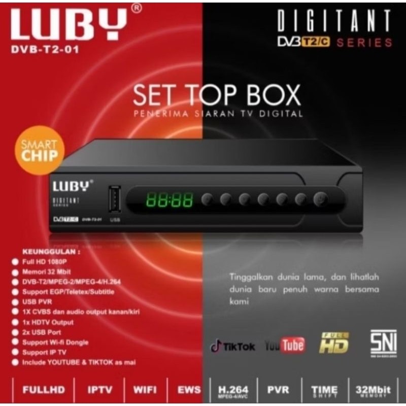 set top box luby t2 01