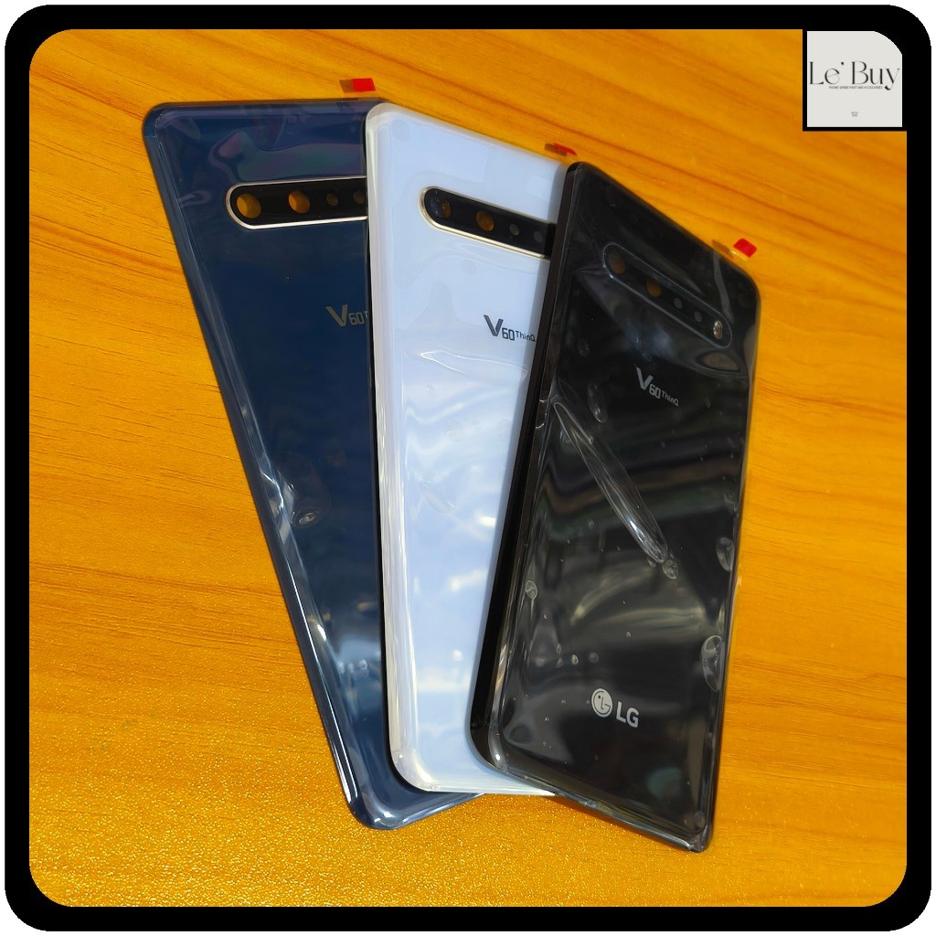 Backdoor untuk LG V60 ThinQ Tutup Baterai Tutup Belakang V 60 ThinQ
