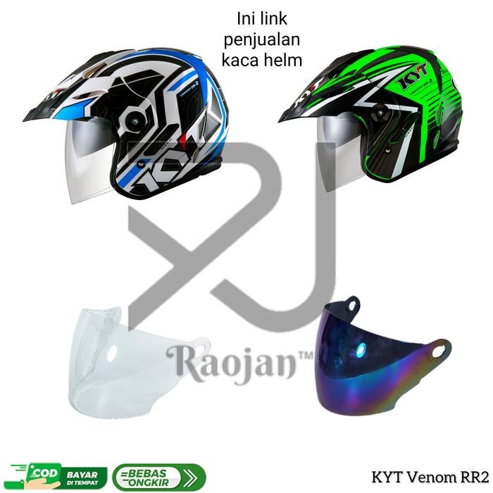 Kaca helm Kyt Venom RR 2 Visor helm Kyt Venom RR2