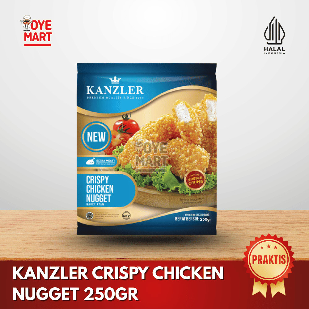 

KANZLER CRISPY CHICKEN NUGGET 250GR