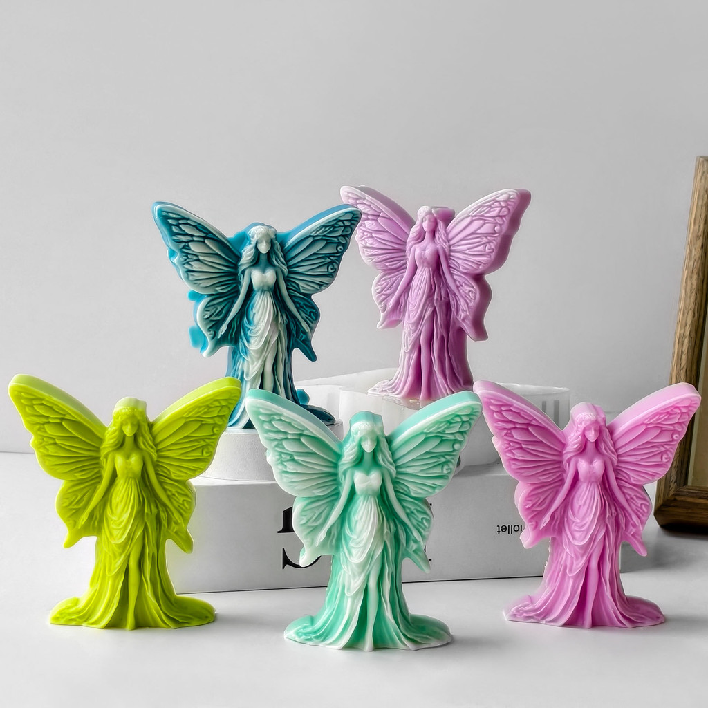 

Butterfly Aroma Candle Silicone Mold DIY Fairy Butterfly Resin Gypsum Decor Craft Mold Handmade Cake Chocolate Baking Tool