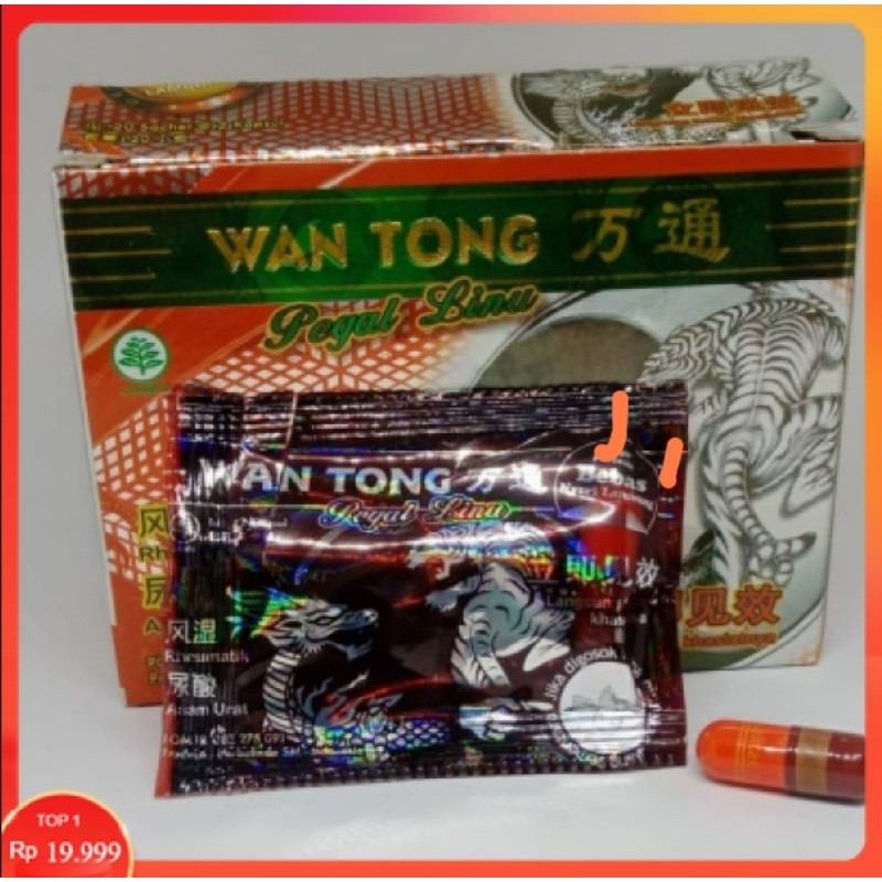 

wangtong / kapsul minuman herbal asam urat pegel linu rhematik