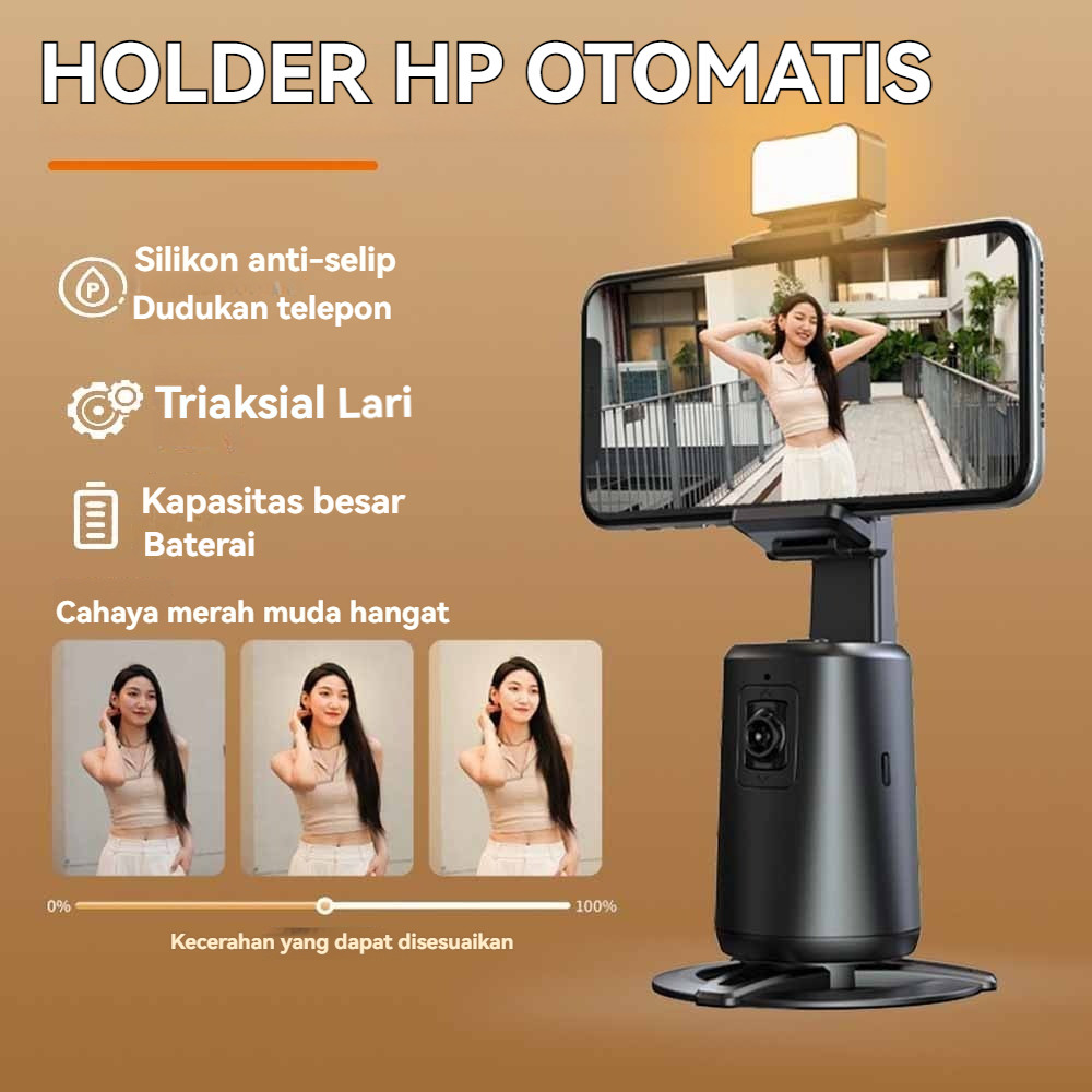 Kamera 360° AI Auto Face Tracking Desktop Gimbal Gesture Control Gimbal Kamera