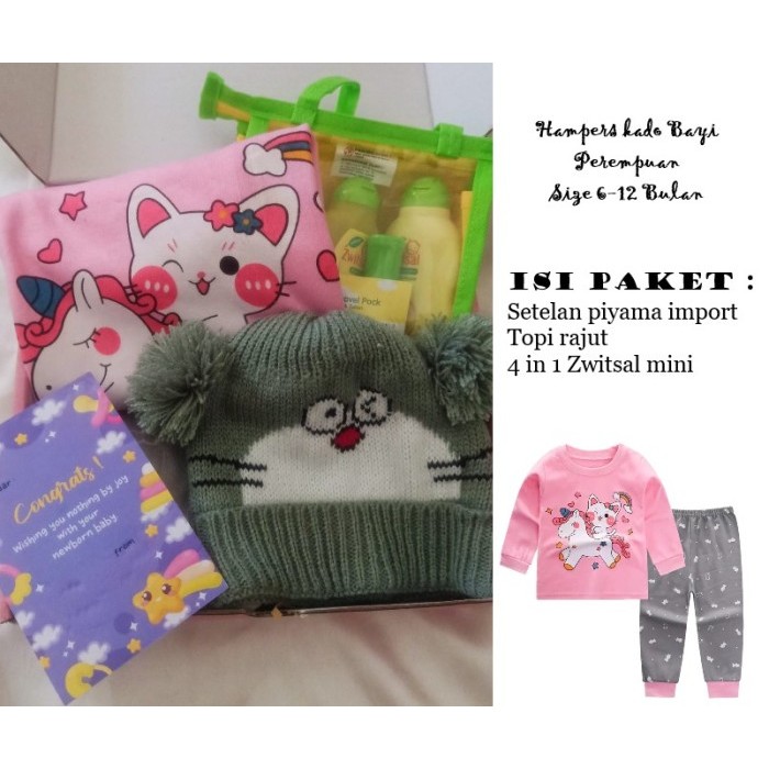 

[Best Seller] Baby Hampers / Baby Gifts / Kado Bayi Unisex / Kado Lahiran - baby girl