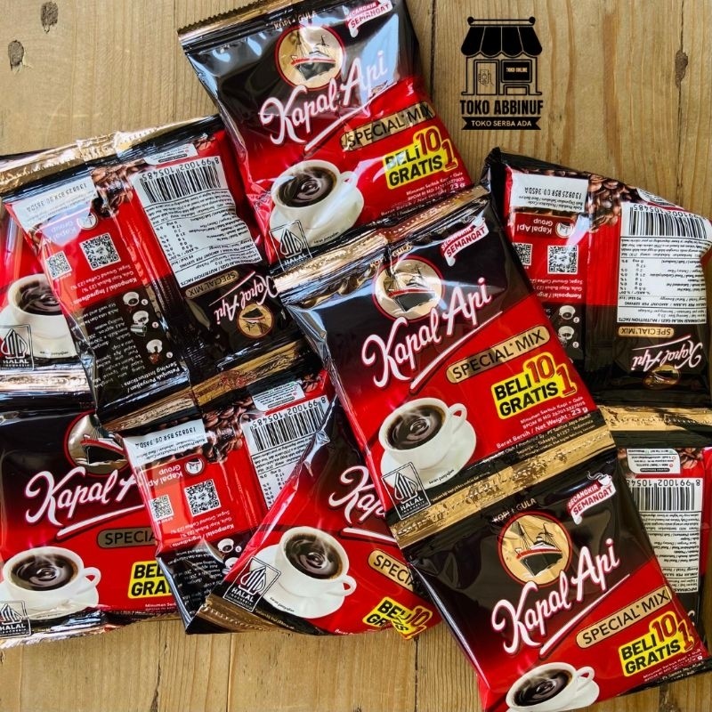

KAPAL API SPESIAL MIX 1 RENCENG 23g ( 10 pcs )