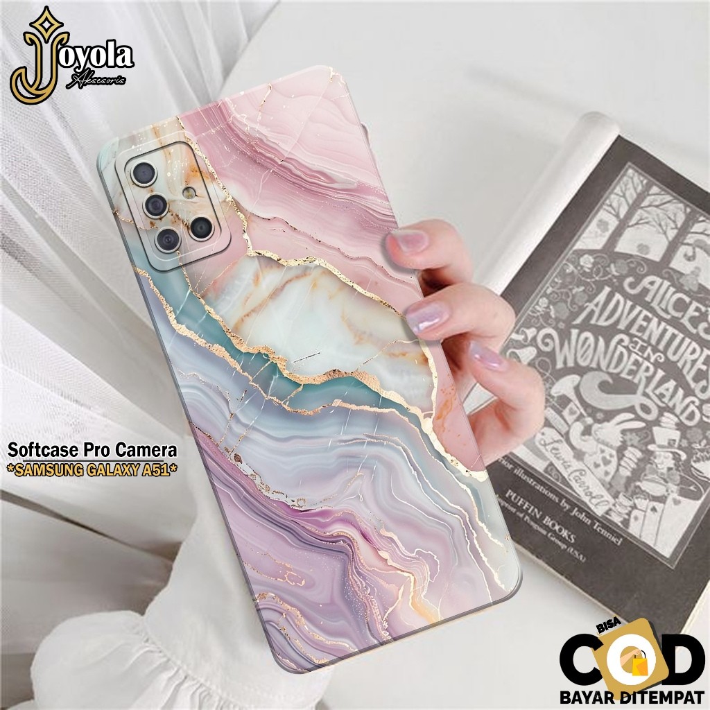 Softcase Samsung Galaxy A51 Terbaru Silikon Pro Camera Fashion Case Abstrak Kesing Samsung Galaxy A5