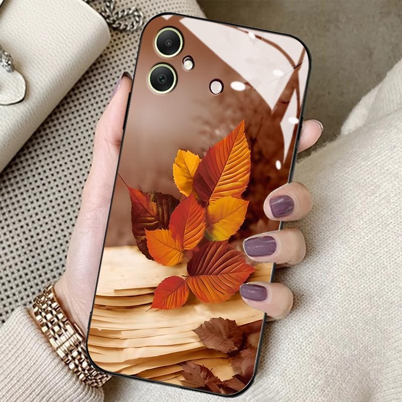 Casing For Samsung A05 A05s A02 A02s A03 A03 Core A03s A04 A04E A04s Kaca Silikon Belakang Artistik 