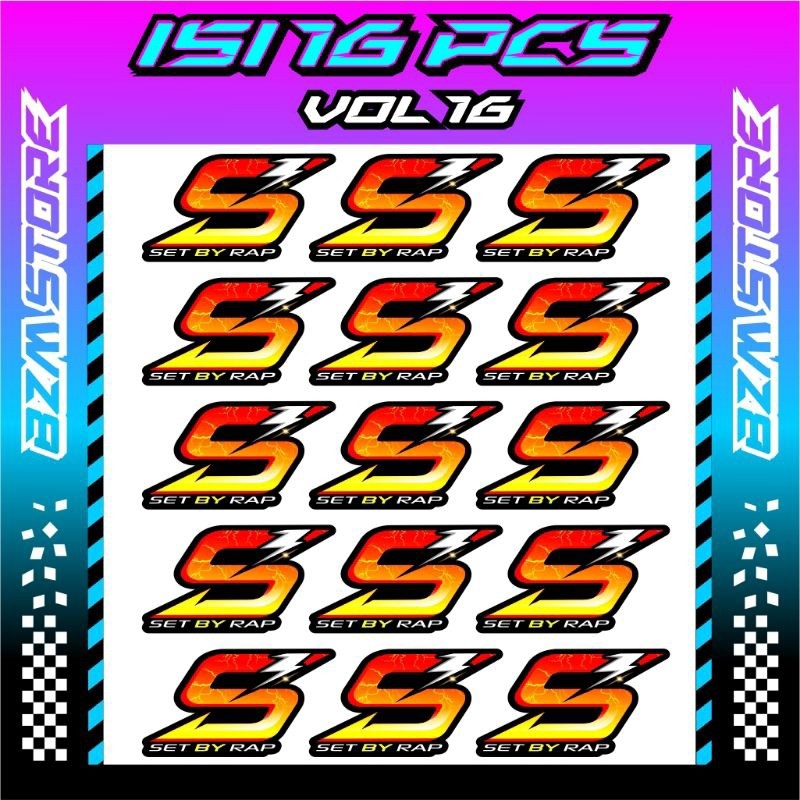 

Stiker Isi 16pcs Vol16 Original