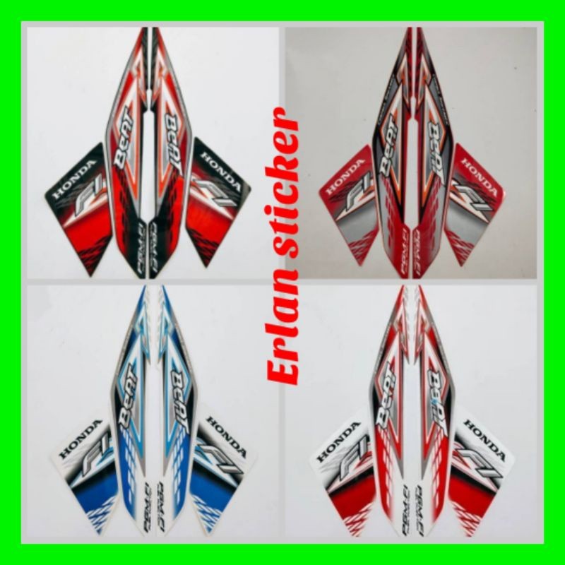 STIKER STRIPING LIS MOTOR BEAT F1 2014