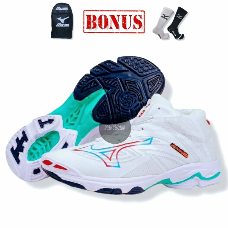 US31 Sepatu Volly Mizuno Wlz7 / Sepatu Voli Wlz 7 Mizuno Pria/ Sepatu Voly Wlz 7 Mizuno