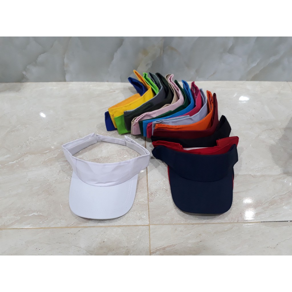 TOPI CADDY VISOR HAT GOLF SENAM ZUMBA OLAHRAGA TENIS POLOS PRIA WANITA DEWASA BISBOL CEWEK COWOK LAK