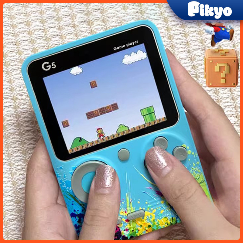 Pikyo Konsol game ganda Konsol game genggam 500 in 1 Konsol game genggam Nostalgia game klasik Konso
